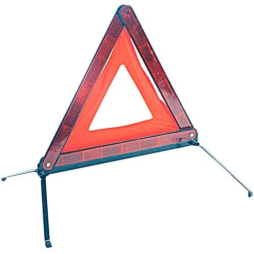 Image of AA Warning Triangle For Breakdown Roadside Emergency Hazard AA0071 - EU Driving Legal Standard For Cars Vans Trucks - Storage Case Included