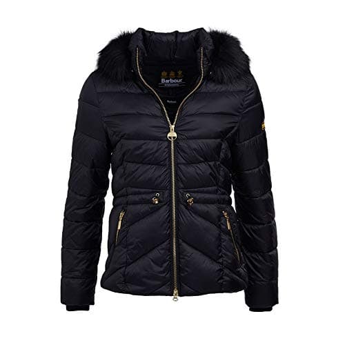 Image of Barbour InternationalTM Island Quilted Women's Jacket Black/Black UK8 EU34 US4