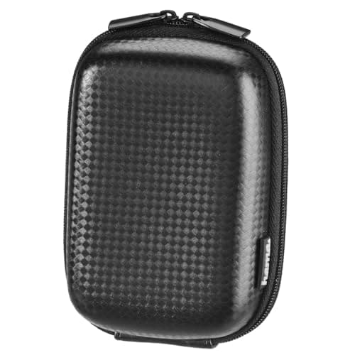 Image of Hama | Camera Bag | Sturdy Hardcase in Carbon-Style | Ideal as a Small Photo Camera Case and for Camera Storage | Black