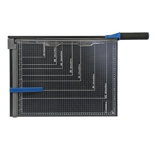 Image of Cathedral Products A3 Paper Guillotine Cutter with Metal Base - Cuts Upto 10 Sheets of 80gsm - 460mm Cutting Length