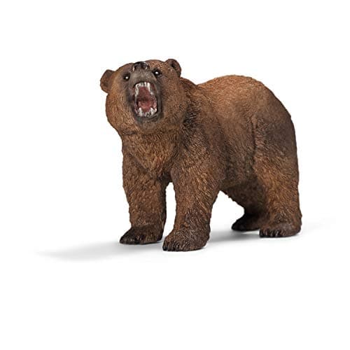 Image of SCHLEICH 14685 Grizzly bear Wild Life Toy Figurine for children aged 3-8 Years