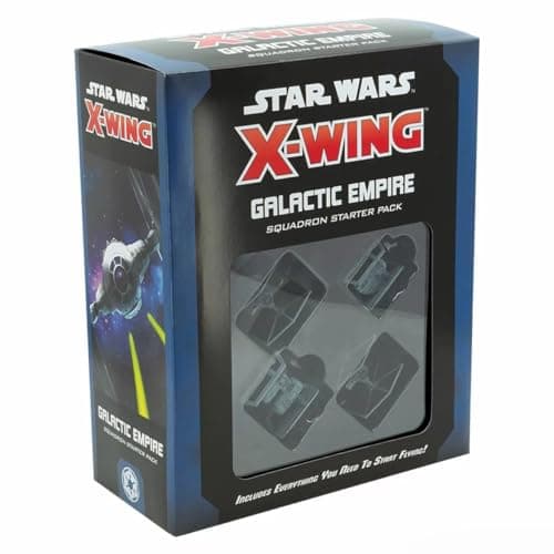Image of Fantasy Flight Games | Star Wars X-Wing: Galactic Empire Squadron Starter Pack | Miniatures Game | Ages 14+ | 2 Players | 90 Minutes Playing Time