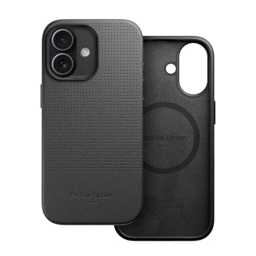 Image of Native Union Active Case – MagSafe Compatible with Built-in Magnets – Rugged Design – Recycled Materials – Ultra-Durable Drop Protection up to 10ft / 3m for iPhone 17 (Black)