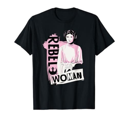 Image of Star Wars Princess Leia Rebel Woman T-Shirt