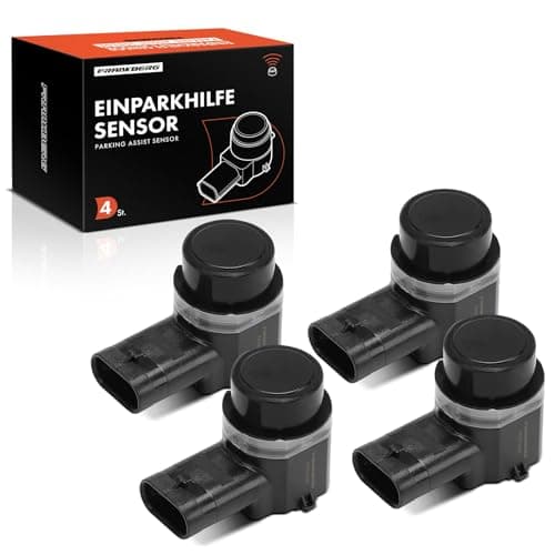Image of Frankberg 4x Parking Assit Sensor 3-Pin Front Axle Rear Axle Compatible with Golf Plus 521 5M1 A3 Cabriolet 8P7 A3 8P1 T.i.g.u.a.n 5N P.a.s.s.a.t 362 Replace# LR024299