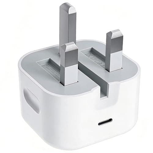 Image of USB C Plug for iPhone 17 16 15 20W Apple USB-C Power Adapter UK USBC Charger Plug Fast Charge for Phone 17 Pro Max Air 16e 14 13 12 11 Plus Pro Max SE iPad 9 10th 11th A16 2025,Fold Type C Port Plugs