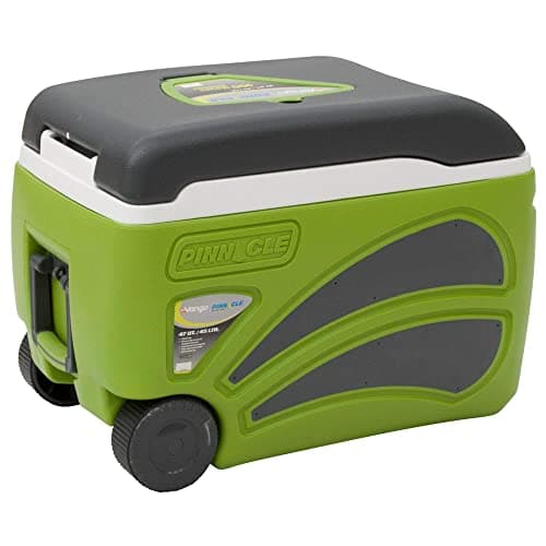 Image of Vango Pinnacle Cool Box Cooler Ice Box | Highly Insulated, Portable, Leakproof, Durable, Ice Rentention, Food Safe - Camping, Fishing, Beach, Festival, Picnic (45L Wheelie)