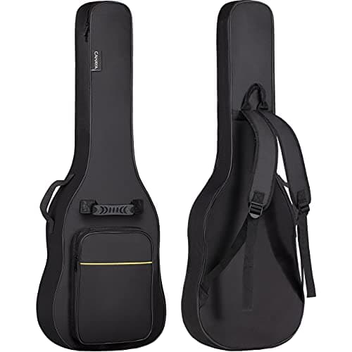 Image of CAHAYA Electric Guitar Bag Gig Bag 6mm Padding Backpack Padded Soft Guitar Case Black, Model CY0226