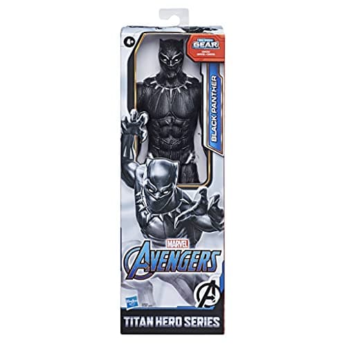 Image of Marvel Avengers Titan Hero Series Black Panther Blast Gear 12-Inch Figure