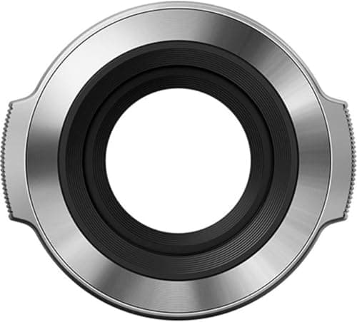 Image of Olympus LC-37C Auto Lens Cap for M.ZUIKO DIGITAL 14-42mm 1:3.5-5.6 EZ Lens - Silver