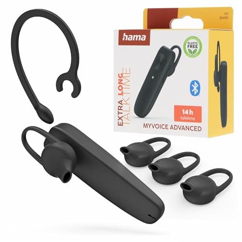 Image of Hama "MyVoice Advanced Mono Bluetooth® Headset, Volume Control, Black