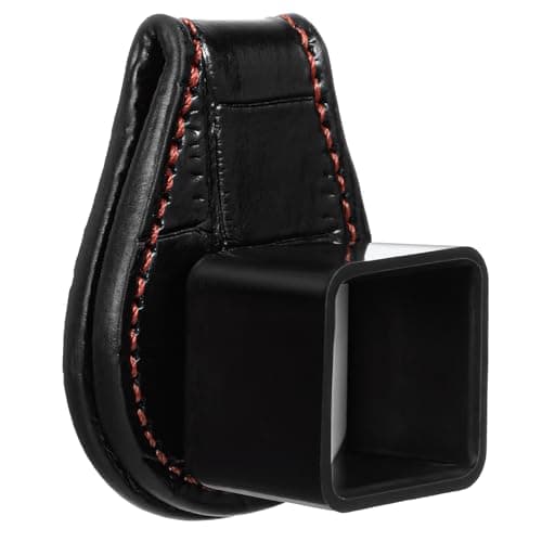 Image of Prasacco Magnetic Pool Chalk Holder, Leather Pool Cue Chalk Holder with Belt Clip for Snooker And Billiards, Secure Square Chalks Accessory