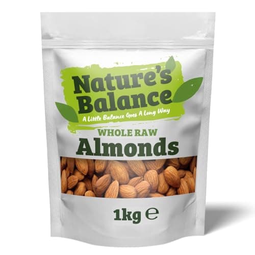 Image of Nature's Balance Whole California Raw Almonds 1kg