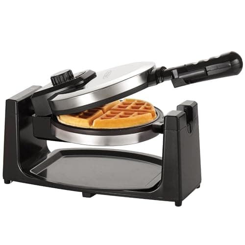 Image of bella Rotating Waffle Maker, Stainless Steel