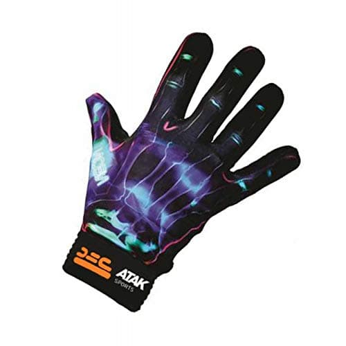 Image of Atak Sports Neon Gaelic Gloves - Blue, 10-11 Years