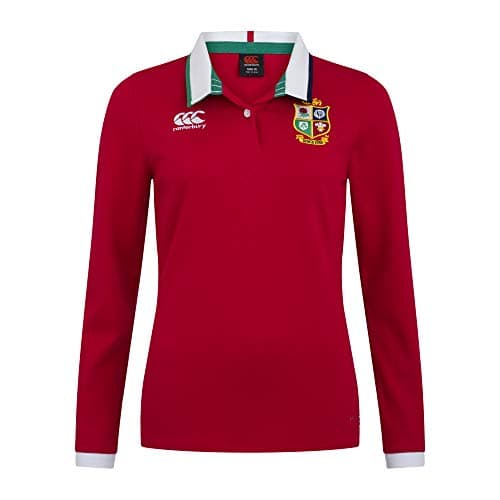 Image of Canterbury British And Irish Lions Long Sleeve Classic Jersey - Tango Red, 14