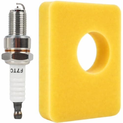 Image of 2PCS Lawn Mower Air Filters Air Cleaner Foam Filter Replacement Compatible with 799579 Engine, Foam Air Cleaner for Petrol Mowers and Small Engines,Essential Maintenance Spare Parts Set