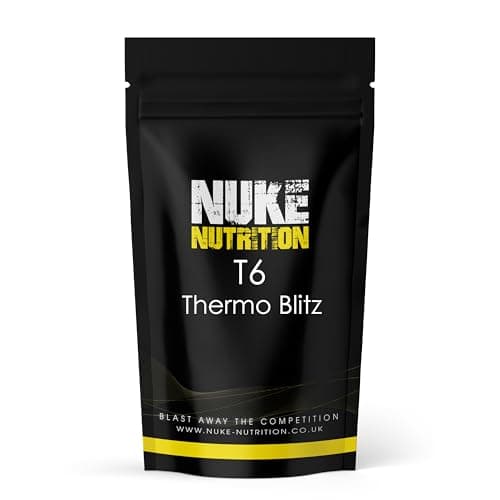 Image of Nuke Nutrition T6 Thermo Blitz - 60 Capsules - Weight Loss Pills that Work Fast - Thermogenic Fat Burner - Extreme Max Strength Diet Pills - Weight Loss Pills with Green Tea, Guarana & Caffeine