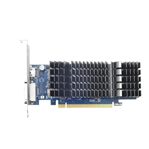 Image of ASUS GeForce GT 1030 2GB GDDR5 low profile graphics card for silent HTPC build (with I/O port brackets)