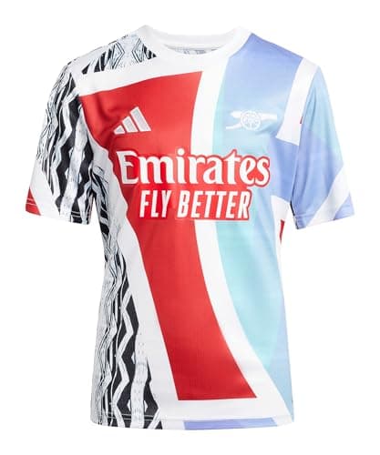 Image of adidas Performance FC Arsenal London Prematch Shirt 2024/2025 Kids Red White 140