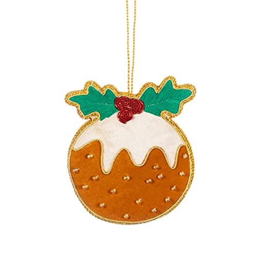 Image of Sass & Belle Christmas Pudding Zari Decoration