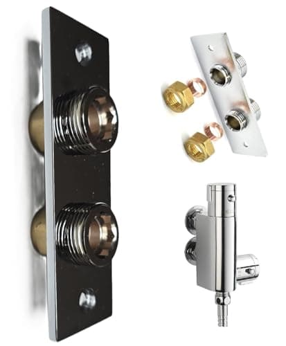 Image of Team Controls Easy Fixing Plate Bracket for Douche Shattaf Thermostatic Shower Valve Bar