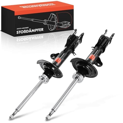 Image of Frankberg 2x Shock Absorber Strut Front Left Right 600mm Gas pressure Compatible with Santa Fé II CM Sorento II XM Replace# 546602B510,546502B540