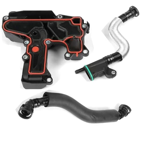 Image of Bohaner 06H103495 PCV Valve Oil Separator with Breather Hoses 06H103495A 06H103495E for A4 A5 A6 A3 Q5 TT CC 1.8TFSI 2.0TFSI