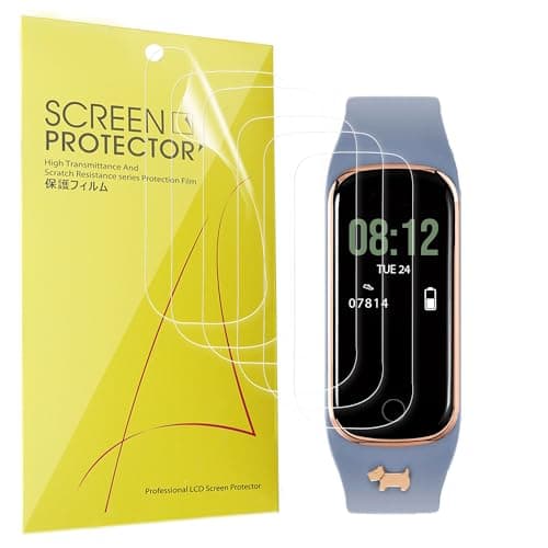 Image of Blueshaweu Compatible for Radley Ladies Series 8 Screen Protector, [6 Pack] Full Coverage TPU Clear Film Compatible for Radley Series 8 Smart Watch/Radley Series Watch RYS08 (6 Pack)