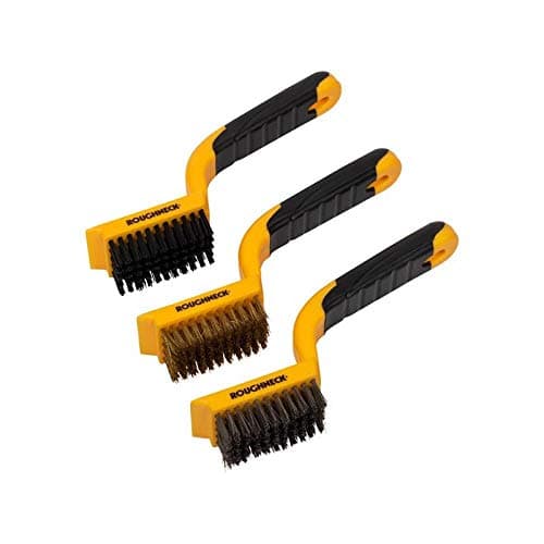 Image of Roughneck ROU52012 Wide Wire Brush Set (3-Piece), Multi color