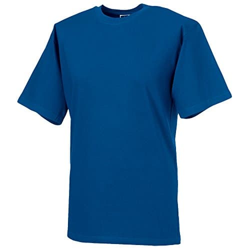 Image of Russell Europe Mens Classic Heavyweight Ringspun Short Sleeve T Shirt (2XL) (Bright Royal)