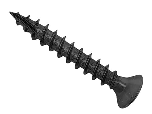 Image of Forgefix Multi-Purpose Pozi Screw CSK ST Black 4 x 30mm ForgePack (pack of 20), suitable for numerous ironmongery, joinery, electrical and plumbing applications.