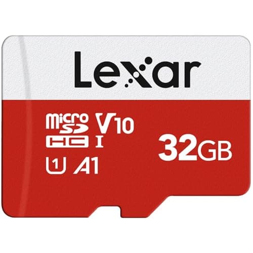 Image of Lexar 32GB Micro SD Card E Series, microSDHC UHS-I Flash Memory Card with Adapter - Up to 100MB/s, A1, U1, Class10, V10, High Speed TF Card