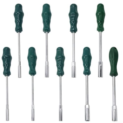 Image of Single Hex Nut Driver Socket 5mm 13mm Range With Ergonomic ABS Plastic Handle And Metal Build, Provides Strong Grip And Resistance For Repair Tasks(5.5mm)