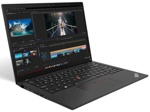 Image of Lenovo Thinkpad T14 G4 Gen 4 14" Laptop Notebook, AMD Ryzen 5 Pro 7540U, 16GB RAM, 256GB SSD, WUXGA 1920 x 1200, Touchscreen, Radeon 740M Graphics, Windows 11 Pro, UK Keyboard