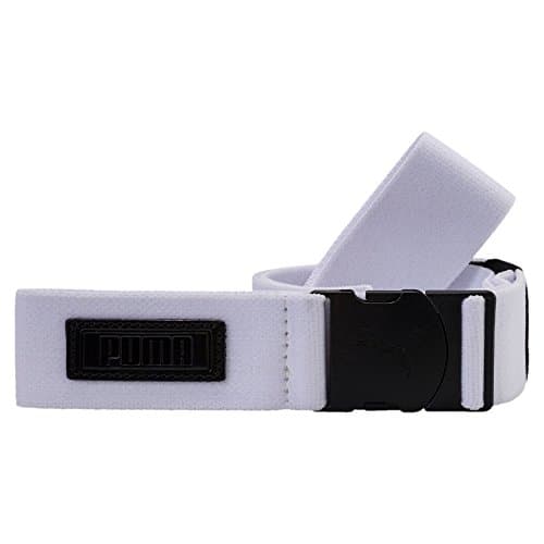 Image of Puma Youth Ultra Lite Stretch Golf Belt White Unisex 053322 01