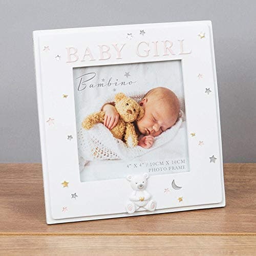 Image of Widdop 4' x 4' - Bambino Resin Baby Girl Photo Frame CG1633
