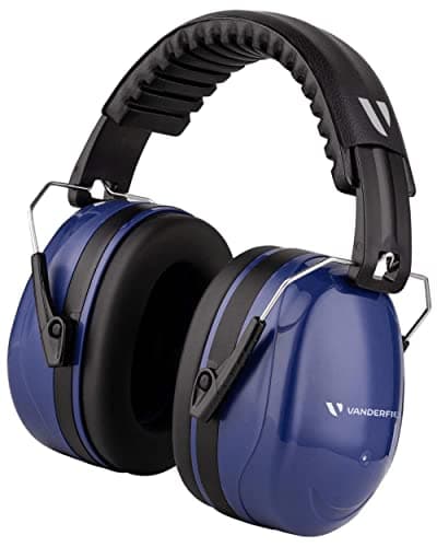 Image of Vanderfields Premium Ear Defenders - Hearing Protection Earmuffs - Broad Spectrum Sound Reduction 35 dB at 2K Hz Noise Cancelling - Headset Noise Cancellation Adults and Teens - Marine Blue