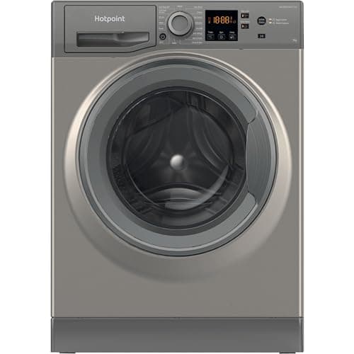 Image of Hotpoint NSWM 7469 GG UK Stain Resistant Washing Machine 7 kg Graphite