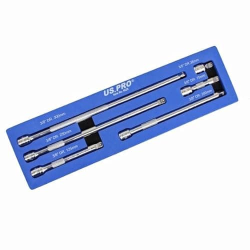 Image of US PRO 6pc 3/8 dr Wobble Extension Bar Set 4029