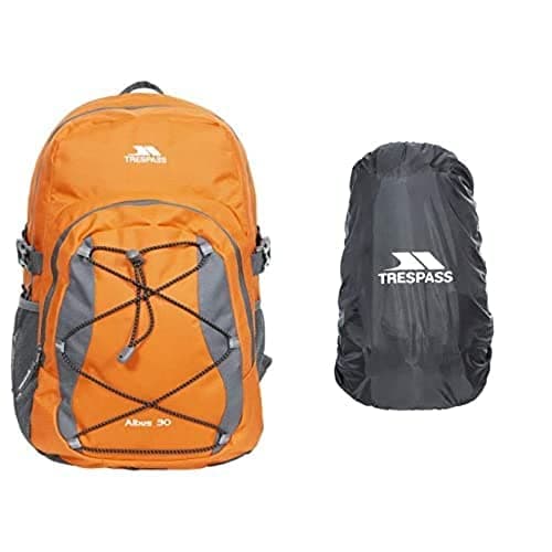 Image of Trespass 30L MULTI FUNCTION BACKPACK ALBUS & WATERPROOF RAIN COVER FOR BACKPACKS (Medium)