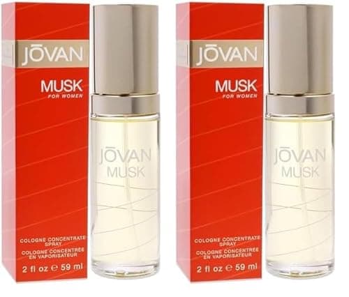 Image of Jovan Musk Cologne Spray for Women, 59 ml (Pack of 2)