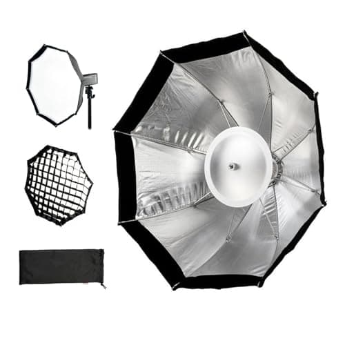 Image of GODOX AD-S7 Folding 48cm 19" Multipurpose Softbox with Beauty Dish, Honeycomb Grid, Compatible with Godox AD200 Pro II, AD200Pro, AD200, AD180 and AD360 Outdoor Flashes