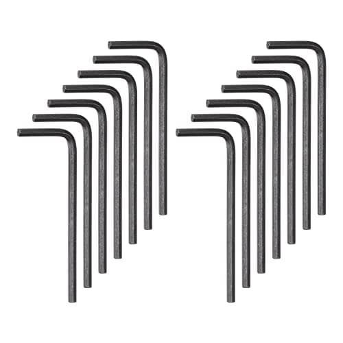 Image of sourcing map 30pcs Hex Key Wrench 3mm Metric CR-V L Shaped Hexagon Head Repairing Tool