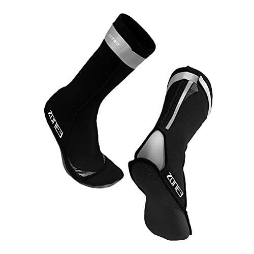 Image of ZONE3 Neoprene Swim Socks/High Stretch 2mm Neoprene Wetsuit Socks For Open Water Swimming, Diving, Snorkeling
