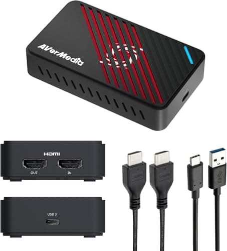 Image of AVerMedia 4K HDMI Capture Card for Streaming, PS5, Xbox, Nintendo Switch, PC, USB 3.2 Game Capture Device for Twitch, OBS, YouTube, Discord, Low Latency Recording, GC553Pro Live Gamer Ultra S