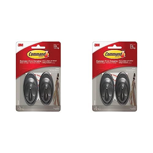 Image of Command 17086S Medium Terrace Slate Hook (Pack of 2)