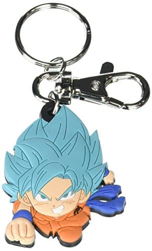 Image of Key Chain - Dragon Ball Super - SD Chibi SS Blue Goku Dash PVC ge85440