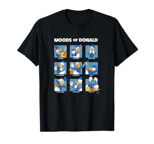 Image of Disney Mickey And Friends Moods Of Donald Duck T-Shirt
