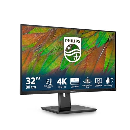 Image of Philips 3000 series 32B1N3800/00 computer monitor 81.3 cm (32") 3840 x 2160 pixels 4K Ultra HD LCD Black